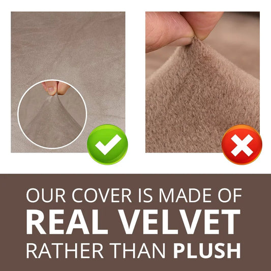 1/2/4/6 Pcs Velvet XL Size Long Back Chair Cover Spandex Dining Chair Slipcover Large Elastic Stretch Case for Kitchen Banquet