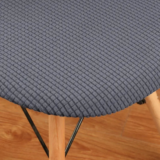 Jacquard Shell Chair Cover Stretch Dining Chair Cover Seat Covers Slipcover Furniture Protector Hotel Home Living Room Removable