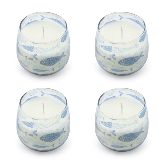 Small Glass Jar Candles - Seabreeze