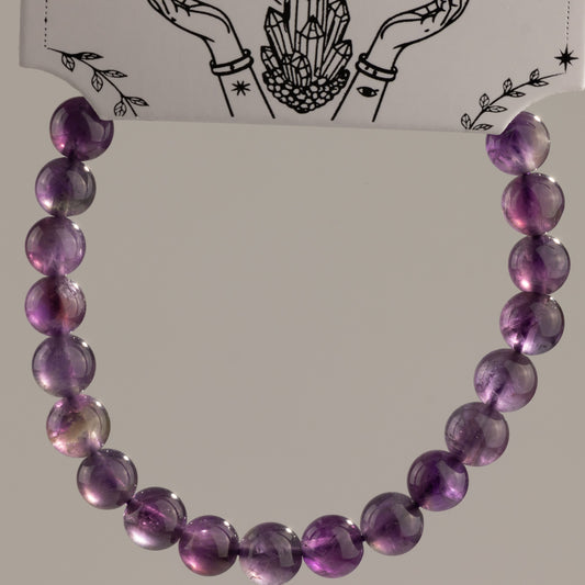 Petite Power Bracelet (17cmx6mm) - Amethyst