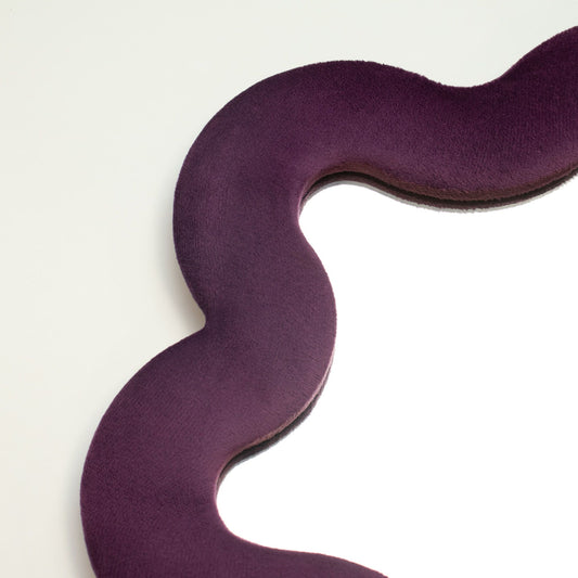 Soft Squiggly Mirror – Star – Mauve (33x31x2.3cm)
