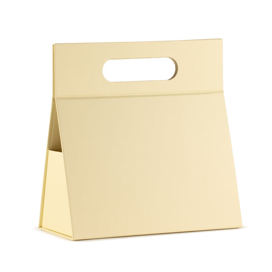 Flat Pack Gift Box - Hand Box (20x10x20cm) - Ivory