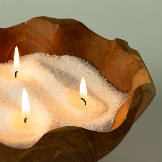 Fragranced Candle Sand - Dusty Rose - Maison de Roses - 300g
