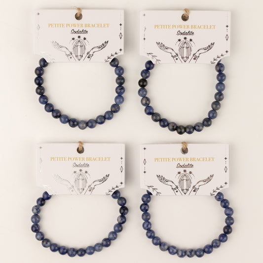 Petite Power Bracelet (17cmx6mm) - Sodalite