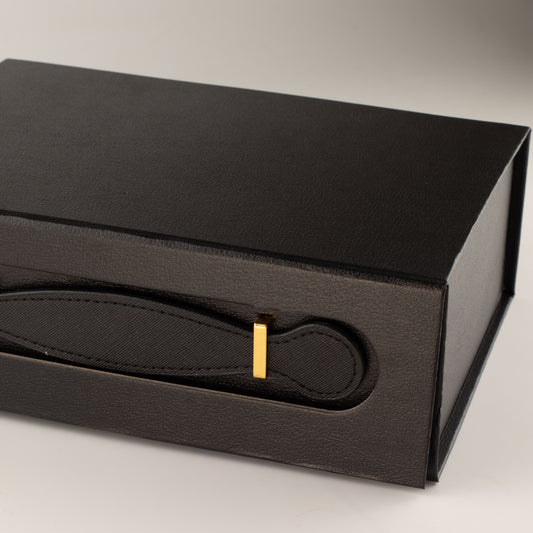 Flat Pack Gift Box - Med Hamper (24x18.2x8cm) - Black