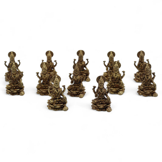 Brass Miniature Gods - Laxmi (11gms) - 30mm
