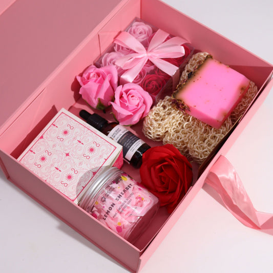 Flat Pack Gift Box - Large (28.2x20.2x9.2cm) - Red