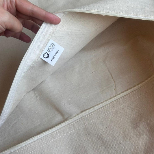 Classic Cushion Cover - Soft Stone- 60x60cm - Jumbo Style