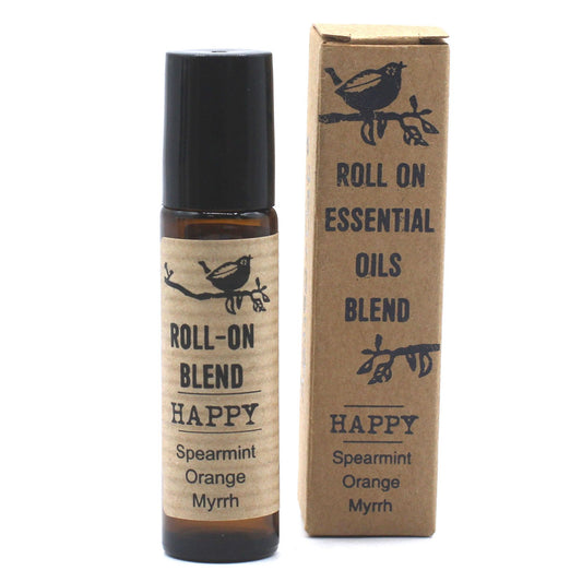Agnes + Cat Roll On Essential Oil Blend - HAPPY