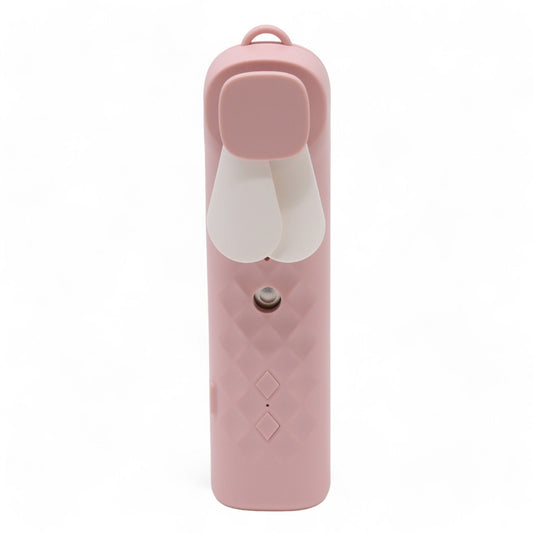 Pink Nano Mist Face Fan & Spray - USB chargable