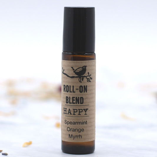 Agnes + Cat Roll On Essential Oil Blend - HAPPY