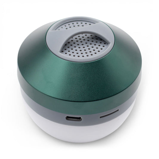 Green Camping Hanging Light and Mini Speaker
