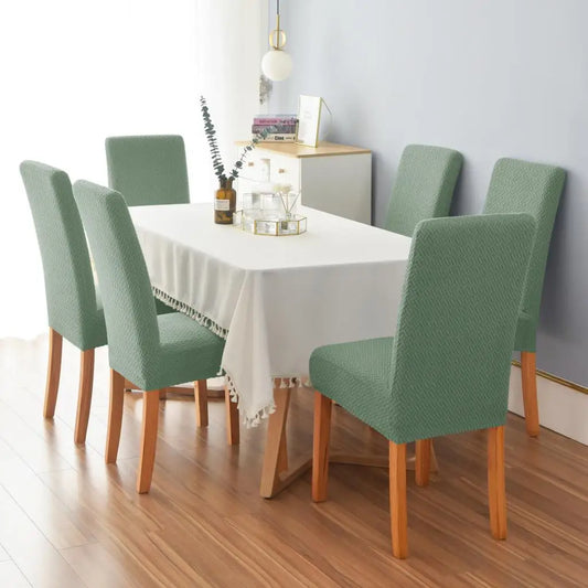 Polar Fleece Chair Cover Stretch Universal Size Cheap Chair Seat Covers With Back For Wedding Dining Room Chairs For Kitchen 1PC