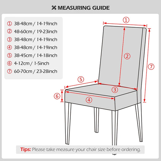 Velvet Dining Chair Cover Soft Stretch Chair Slipcover Solid Color Seat Cover Elegant Furniture Cover For Home Hotel Banquet