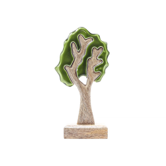 Lost in the Forrest -  Single Tree 3D Wooden Decoration - 20x10cm