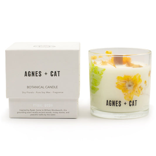 Agnes + Cat Botanical Soy Wax Candle - Rydal Oudh