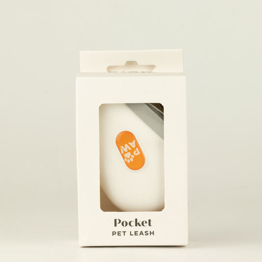 Paw Pet Leash - Pocket Pod - White - 1.5m