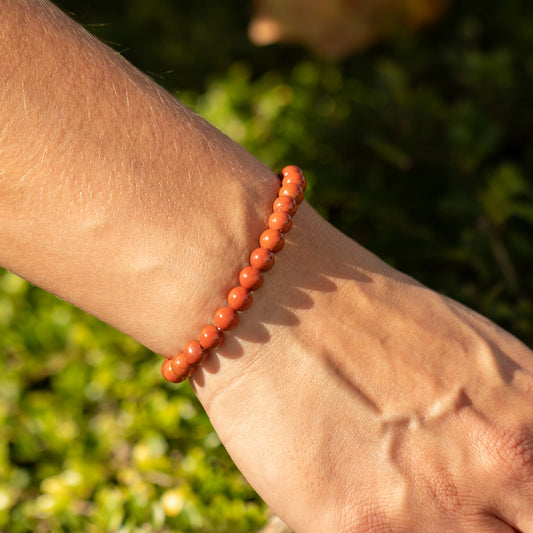 Petite Power Bracelet (17cmx6mm) - Carnelian