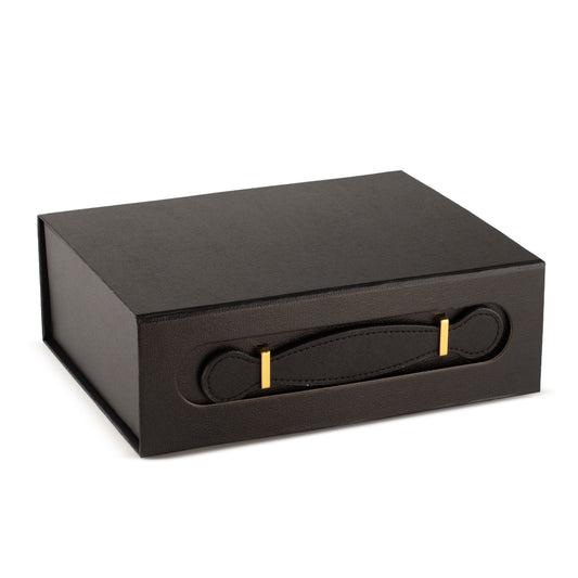 Flat Pack Gift Box - Med Hamper  (24x18.2x8cm) - Black