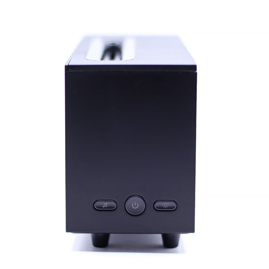 Flame Effect Aroma Diffuser with Birdsound - Black USB - Colour Change