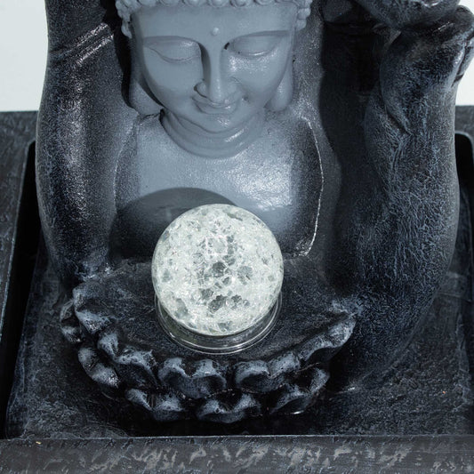 Buddha Hand & Head Tabletop Water Feature (20x25x35cm)