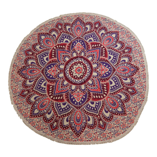 Large Mandala Roundy Art (180cm) - Pink & Purple