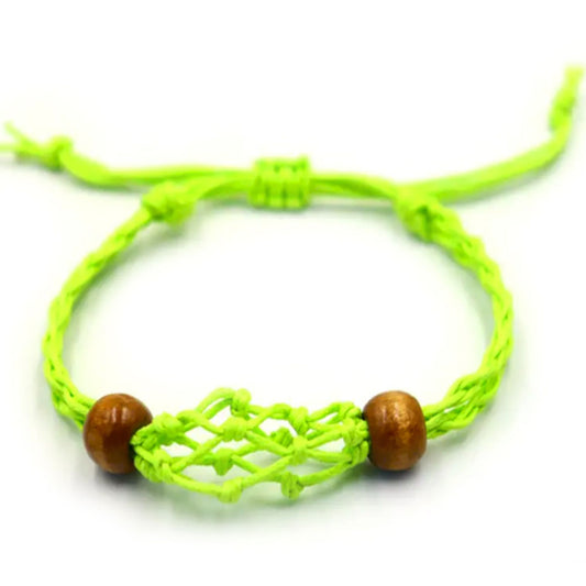 Gemstone Bracelet Cord - Green