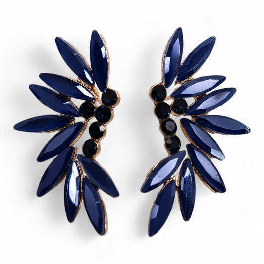 Royal Blue - Vintage Glass - Faries - Earrings
