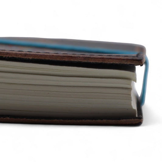 Leather Printed Notebook – My Chakras Are Aligned AF - 17.8×12.7 cm