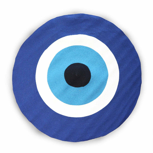 Cotton Rope Evil Eye Rug