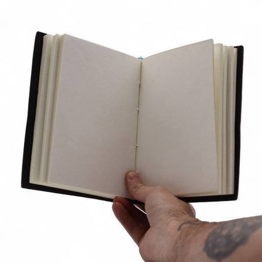 Leather Printed Notebook – My Chakras Are Aligned AF - 17.8×12.7 cm