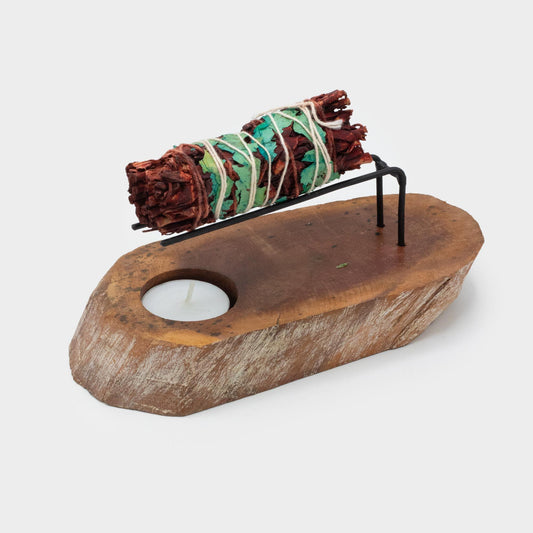 Palo Santo Heater - Whitewash Gamel Wood