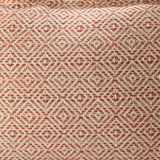 Classic Cushion Cover - Burgundy Squares- 30x50cm - Lumber Style