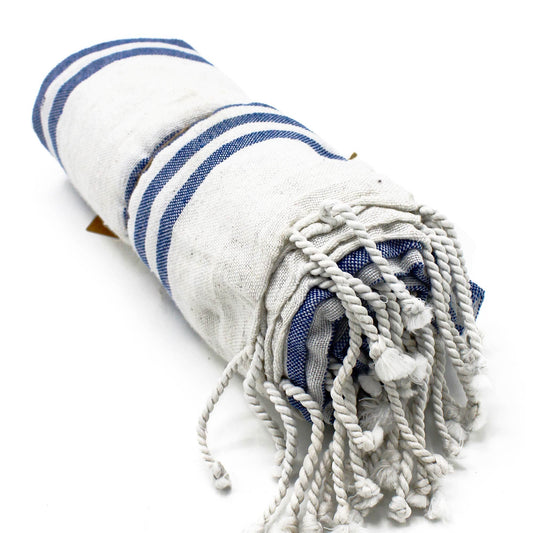 Hamman Spa Towel - Ocean Blue - 90x170cm