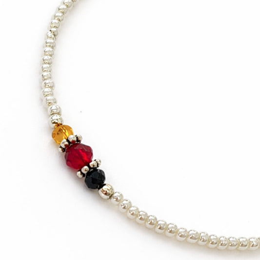Nepalese Extra Fine Gem Bracelet - Pearl & Cut Beads