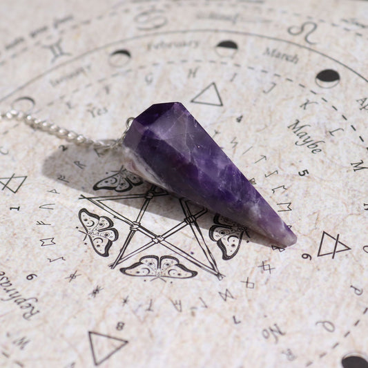 Ancient Witch Spell Incense - Seduction - Amethyst Pendulum