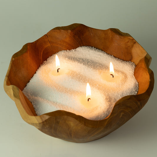 Fragranced Candle Sand - White - Starlight Elixir - 300g
