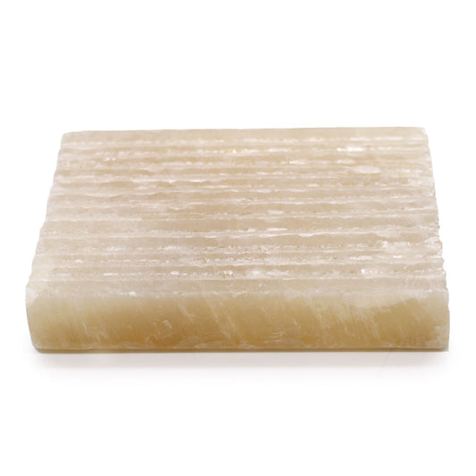 Honey Onxy Square Soap Dish